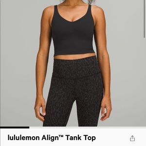 Black LULULEMON Align Tank Too